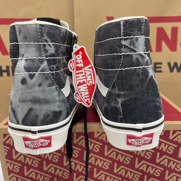Vans WMNS Sk8-Hi Tapered (Denim Destroy)Black/ Marshmallow Sneakers
VN0A4U169FL - Picture 14 of 16